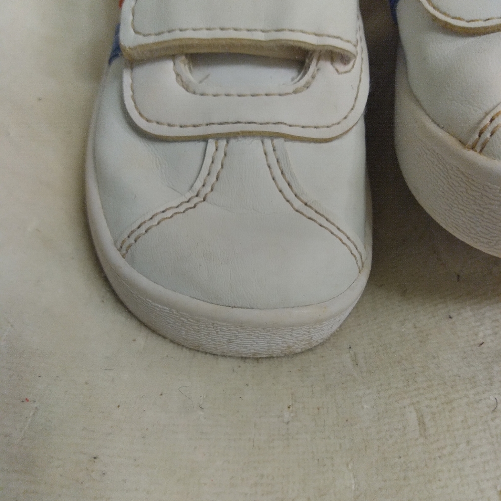 Kids ADIDAS Red White Blue Sneakers Size 8K - 5 Inches Inside KIDS - Picture 3 of 16